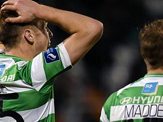 Shamrock Rovers under pressure...